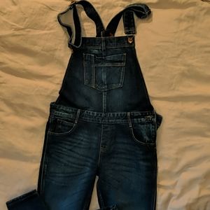 Zara skinny overalls